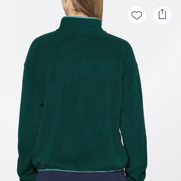 Champion Explorer Fleece Snap Pullover Top - Picture 4 of 5
